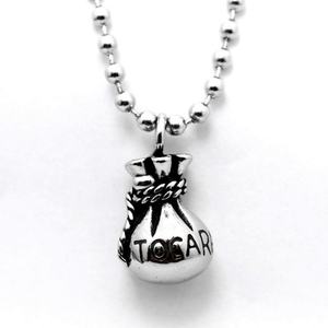 Joyería de Acero de Titanio Fundido a la Moda, Venta al por Mayor, Colgante Simple y Lindo con Forma de Bolsa de la Suerte/Bolsa de Dinero, Joyería para Hombre - Product Image 5