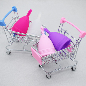 Copas menstruales reutilizables de silicona personalizadas al por mayor, plegables, ecológicas para mujeres y hombres - Product Image 6