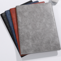 Dossier de documents A4 polyvalent en cuir PU de qualité supérieure, personnalisé, multi-emplacements, épais, pour conférence sur le marché des affaires