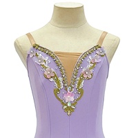 Tutu de ballet pour femmes et filles, modèle « Sleeping Beauty », couleur lilas, pour la performance et les compétitions, tutu plat, fabrication ODM OEM