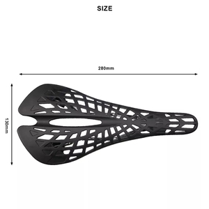 Sillín de <span class=keywords><strong>Bicicleta</strong></span> de Montaña RIDERACE, Súper Ligero, de Plástico, Diseño Ergonómico de Araña, Hueco, Transpirable, <span class=keywords><strong>Asiento</strong></span> de PVC, Pieza para <span class=keywords><strong>Bicicleta</strong></span> de Montaña - Product Image 6