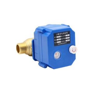 Mini-vanne à boisseau sphérique électrique DN15 en laiton, filetage double mâle 4 points, manuelle, pour eau, gaz, huile, fluides de base, petite vanne de vidange, OEM - Product Image 4