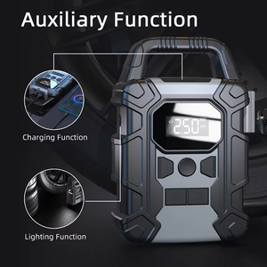 <span class=keywords><strong>Pompe</strong></span> à <span class=keywords><strong>air</strong></span> intelligente sans fil WOHEFU avec batterie externe 7800 MAh <span class=keywords><strong>Pompe</strong></span> de gonflage de pneus de voiture portable pour balles de vélo - Product Image 6