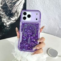 Coque transparente antichoc avec anneau magnétique et texture nacrée pour ZTE Blade V80 V70 V60 – Étui de protection tendance