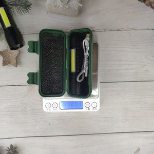 มินิ LED ไฟฉายพลังงานสูงแบบชาร์จไฟได้ USB แบบพกพาแสงกลางแจ้งสำหรับเดินป่าตั้งแคมป์ขี่กลางคืนตกปลา - Product Image 2