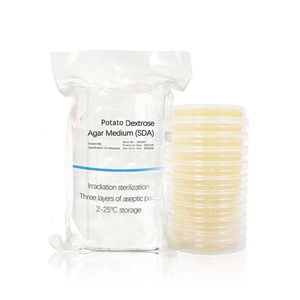 Placa Petri de 90x15mm estéril de plástico de laboratorio con agar de dextrosa de patata Placa de Petri de 9cm - Product Image 2