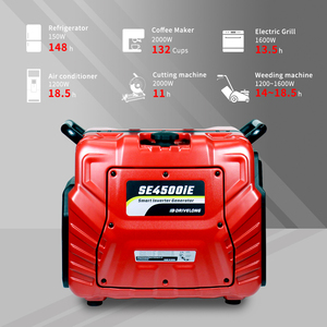 Générateur portable numérique silencieux à démarrage automatique 4 temps avec onde sinusoïdale pure pour usage domestique - Product Image 3