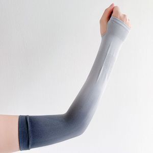 Compports nylon đi xe đạp cánh tay Bìa biểu tượng tùy chỉnh thể thao thoáng khí UV mặt trời bảo vệ cánh tay tay áo với ngón tay cái lỗ - Product Image 4