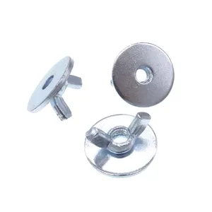 DIN315 Stainless Steel M10 M8 Customize Rounded Wing Nuts Butterfly Nuts
