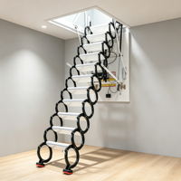 Échelle rétractable électrique de haute qualité, escalier pliant automatique pour accès au loft intérieur