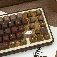 Keycaps pour clavier de programmeur, PBT + PC, 145 touches, profil Cherry/FOA pour commutateur MX GK64/84/87/96/104/108/980, clavier mécanique
