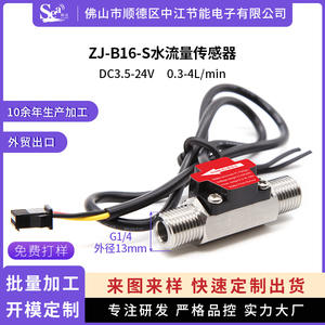 Compteur de débit d'eau en acier inoxydable Dijiang Hall G1/4, chauffe-eau à température constante à 2 points B16 avec support OEM personnalisé - Product Image 2