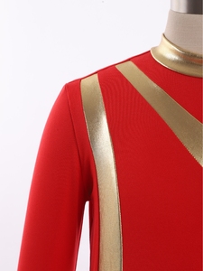 Trajes de Danza Lírica Metálicos para Niñas de 6 a 16 Años, Vestidos para Coro de Iglesia, Danza de Alabanza, Actuaciones, Danza Latina - Product Image 3