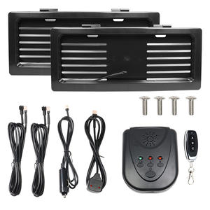 Cubierta Eléctrica Automática para <span class=keywords><strong>Matrícula</strong></span> con Control Remoto para Ecuador, Tamaño Estándar de EE. UU., Negro Mate - Product Image 2