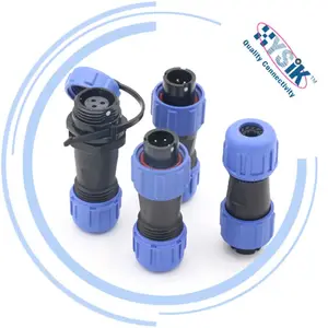 Original Weipu SP11 in line cable SP1111 2pin 3pin 4pin 5pin wire connectors types IP68 straight plug electronic connector
