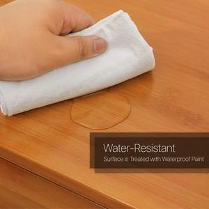 Casa moderna stile semplice grande spazio di archiviazione 5 strati marrone scarpiera mobile in legno resistente per l'applicazione di ingresso - Product Image 4