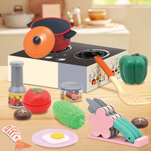 Jinying Nuevo Juego de Cocina de Juguete para Niñas, Simulación de Cocina y Corte de Frutas, Cocina para Bebés - Product Image 2