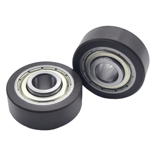 Polyurethane Rubber-Coated Bearing Roller,Shock-Absorbing & Wear-Resistant Rubber <b>Pulley</b> Silent Guide Wheel - Product Image 6