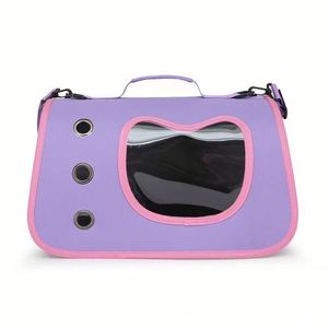 Fashionable Single Shoulder Pet <b>Backpack</b> Breathable PC Material <b>Cat</b> and Dog Carrying Bag with Open Closure Guangdong Made - Product Image 1