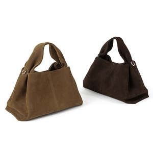 Nouveau sac à main pour femme en cuir véritable, sac à main rétro personnalisé en daim de haute qualité pour femme - Product Image 2
