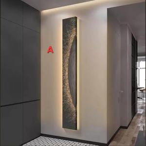 Tableau mural abstrait moderne imprimé sur toile, décoration intérieure, arts décoratifs avec cadre LED, décoration murale pour la maison - Product Image 2