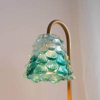Lampe chauffe-cire électrique personnalisée en gros pour la décoration intérieure, avec abat-jour en verre à intensité variable