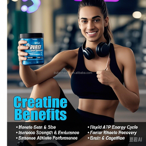 Gummie 1250mg di creatina monoidrato Halal GMP 120 contare integratore energetico senza zucchero per adulti vitamine OEM personalizzate - Product Image 5