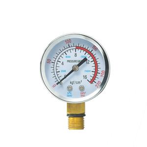 Çift Anlı Radyal Basınç Göstergesi YN60 Hava Kompresörü Pnömatik Barometre Hidrolik Basınç Vakum Göstergesi Küçük Tablo 0-220psi 1 - Product Image 1