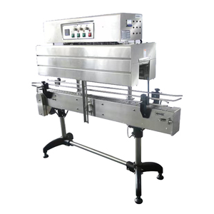 Semi Automatic Glass Bottle PET Bottle Cap Sleeve Shrink <b>Wrap</b> Machine for Food & Beverage With Motor This <b>Heat</b> Tunnle Shrink Wra - Product Image 2