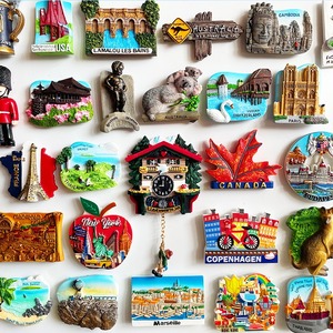 สติกเกอร์ของที่ระลึกเมืองแม่เหล็กทนทาน3D ของขวัญการเดินทางระดับโลกสำหรับตู้เย็นแบบกลุ่มและของตกแต่งมินิบาร์สำหรับโรงแรม - Product Image 1