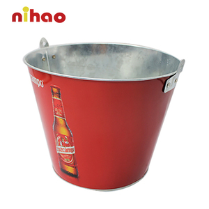 ผู้ผลิต NIHAO จำหน่ายถังน้ำแข็งทรงกลมทันสมัยทำจากเหล็กชุบสังกะสีสำหรับงานปาร์ตี้และงานอีเว้นท์ พร้อมพิมพ์โลโก้ได้ - Product Image 2