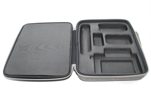 Étui de protection antichoc en cuir PU avec fermeture éclair, style simple, durable, modèle personnalisé ODM, pour le bureau et les voyages - Product Image 3