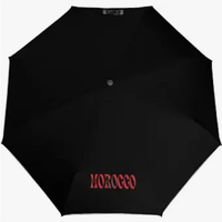 Parapluie pliant entièrement automatique à séchage rapide, motif drapeau marocain, style culturel, hydrofuge