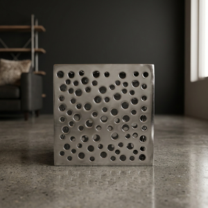 Tabouret de bar traditionnel en aluminium durable pour salon - Product Image 1