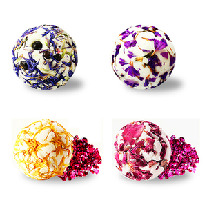Vente chaude Personnalisé Fait Main Rose Séchée Fleur Bain Fizzies Vegan SPA Corps Bain pour Bomb <span class=keywords><strong>Balls</strong></span> pour les Amoureux - Product Image 1