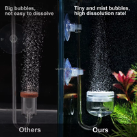 Diffuseur de CO2 en plastique acrylique transparent pour aquarium, atomiseur écologique pour usage domestique, améliorant les plantes aquatiques