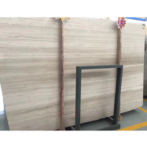 Dalle de marbre en pierre naturelle de couleur bois blanc veiné italien, brun clair - Product Image 5