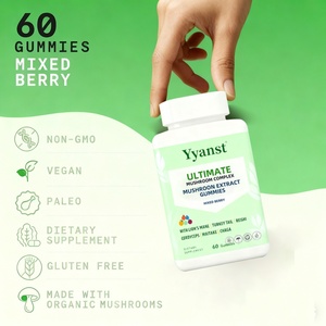 Gomitas de Extracto de Complejo de Hongos de Marca Privada con Melena de León, Refuerzan la Inmunidad, Promueven la Digestión, Alivian el Estrés - Product Image 4