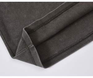 Camiseta de lavado personalizada para hombres, camisetas 100 algodón Vintage en blanco Sun Faded, fabricante de camisetas - Product Image 5