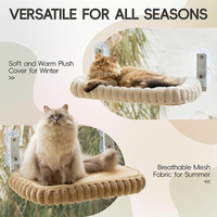 SUREWALHOME-Hamac pour chat avec forte ventouse pliable, lit pour fenêtre, jusqu'à 20 kg