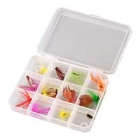 Kit de 8/12 mouches artificielles mixtes pour la pêche à la mouche sèche, leurres bioniques papillons, hameçons de pêche, ensemble d'appâts insectes artificiels, leurres à pêche