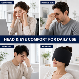 Compresa Flexible Fría/Caliente para Alivio de Migrañas y Dolores de <span class=keywords><strong>Cabeza</strong></span> por Tensión - Uso <span class=keywords><strong>en</strong></span> Maternidad y Mareos - Product Image 3