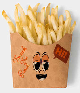 Boîtes <span class=keywords><strong>d</strong></span>'emballage de fast-food pour snacks conception personnalisée OEM en usine emballage jetable de frites boîte à lunch à emporter - Product Image 6