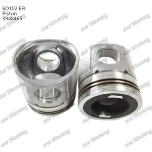 6D102 EFI Piston 3948465 Suitable For Cummins Engine Parts