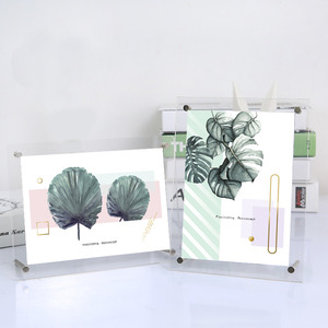 Rõ Ràng Khung Ảnh Acrylic, Miễn Phí Đứng Khung Hình Giấy Chứng Nhận Đăng Poster Chủ Dọc Hoặc Ngang - Product Image 4