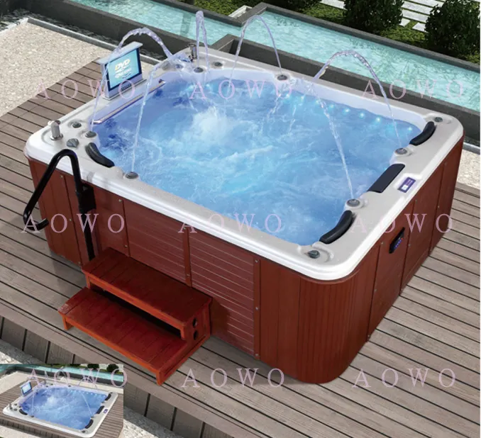 5-6 Persoon Hot Tub Familie Zwembad Party Massage Zwemmen Spa Zwemmen Zwembad Outdoor Massage Jet Jakuzzy Hot Tub spa