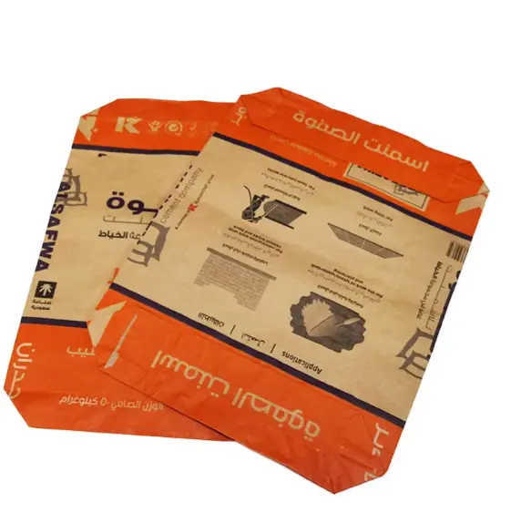 50Kg包装用バッグクラフトクラフト袋仕様3プライパックロールセメント-紙-バッグ製品ライン25KG2セメントペーパーバッグ