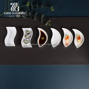 Assiette trempette <span class=keywords><strong>en</strong></span> <span class=keywords><strong>verre</strong></span> opale blanche de qualité alimentaire 5.5 pouces bol <span class=keywords><strong>en</strong></span> <span class=keywords><strong>verre</strong></span> opalware trempé assiette à collation pour la maison hôtel - Product Image 3