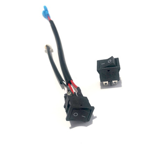 สวิตช์โยก KCD1 สำหรับเครื่องใช้ไฟฟ้าขนาดเล็ก ขนาด 21*15 มม. 2 ขา แบบเปิด-ปิด / เปิด-ปิด-เปิด 3 ขา แบบวงกลม พร้อมสายไฟ - Product Image 2