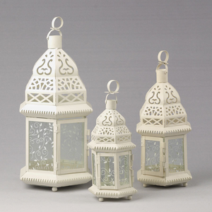 Đèn lồng kim loại trang trí <span class=keywords><strong>ramadan</strong></span> Đèn lồng kim loại vàng Ma-rốc - Product Image 4